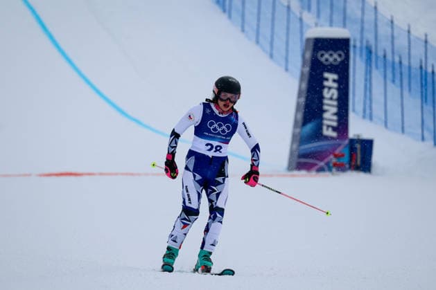 Livigno, Italien 20. Februar 2026: Ski Freestyle Ski Cross Frauen - Olympia 2026 Im Bild: Diana Cholenska (CZE) Snow Park *** Livigno, Italy February 20, 2026 Ski Freestyle Ski Cross Women Olympia 2026 In the picture Diana Cholenska CZE Snow Park Copyright: xFotostandx xHettichx