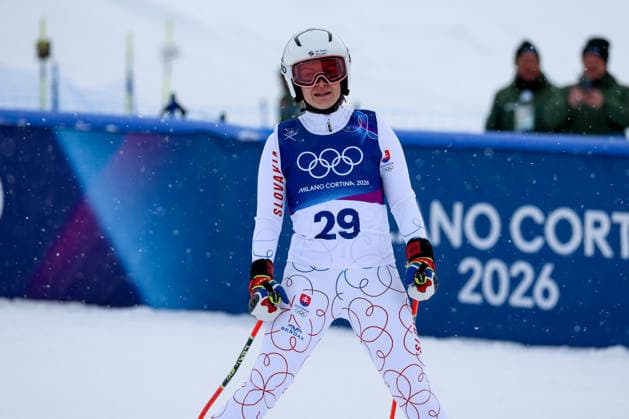 Livigno, Italien 20. Februar 2026: Ski Freestyle Ski Cross Frauen - Olympia 2026 Im Bild: Nikola Fricova (SVK) Snow Park *** Livigno, Italy February 20, 2026 Ski Freestyle Ski Cross Women Olympia 2026 In the picture Nikola Fricova SVK Snow Park Copyright: xFotostandx xHettichx