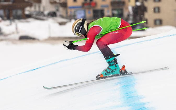 OLYMPICS - Winter Olympic Games, Olympische Spiele, Olympia, OS Milano Cortina 2026 LIVIGNO,ITALY,20.FEB.26 - OLYMPICS, SKI CROSS - Winter Olympic Games Milano Cortina 2026, Skicross, women, final. Image shows Sonja Gigler (AUT).  GEPAxpictures xHaraldxSteiner