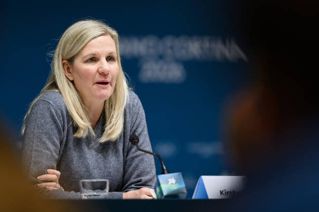 260220 IOC President Kirsty Coventry at a press conference, PK, Pressekonferenz during day 14 of the 2026 Winter Olympics on February 20, 2026 in Milan. Photo: Emma Wallskog BILDBYRAN kod EW EW0644 Olympic Games, Olympische Spiele, Olympia, OS olympics winter olympics os ol olympiska spel vinter-os olympiske leker milano cortina 2026 milan cortina 2026 milano cortina 2026 olympic games milano cortina 2026 winter olympic games milano cortina-os milano cortina-ol vinter-ol 14 bbeng presskonferens iok ordförande internationella olympiska kommitten *** 260220 IOC President Kirsty Coventry at a press conference during day 14 of the 2026 Winter Olympics on February 20, 2026 in Milan Photo Emma Wallskog BILDBYRAN code EW EW0644 olympic games olympics winter olympics os ol olympic games winter os olympic games milano cortina 2026 milan cortina 2026 milano cortina 2026 olympic games milano cortina 2026 winter olympic games milano cortina os milano cortina ol winter ol 14 bbeng press conference ioc president international olympic committee  Copyright: EMMAxWALLSKOG BB260220EW003