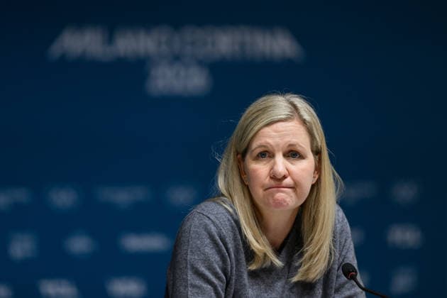 260220 IOC President Kirsty Coventry at a press conference, PK, Pressekonferenz during day 14 of the 2026 Winter Olympics on February 20, 2026 in Milan. Photo: Emma Wallskog BILDBYRAN kod EW EW0644 Olympic Games, Olympische Spiele, Olympia, OS olympics winter olympics os ol olympiska spel vinter-os olympiske leker milano cortina 2026 milan cortina 2026 milano cortina 2026 olympic games milano cortina 2026 winter olympic games milano cortina-os milano cortina-ol vinter-ol 14 bbeng presskonferens iok ordförande internationella olympiska kommitten *** 260220 IOC President Kirsty Coventry at a press conference during day 14 of the 2026 Winter Olympics on February 20, 2026 in Milan Photo Emma Wallskog BILDBYRAN code EW EW0644 olympic games olympics winter olympics os ol olympic games winter os olympic games milano cortina 2026 milan cortina 2026 milano cortina 2026 olympic games milano cortina 2026 winter olympic games milano cortina os milano cortina ol winter ol 14 bbeng press conference ioc president international olympic committee  Copyright: EMMAxWALLSKOG BB260220EW005