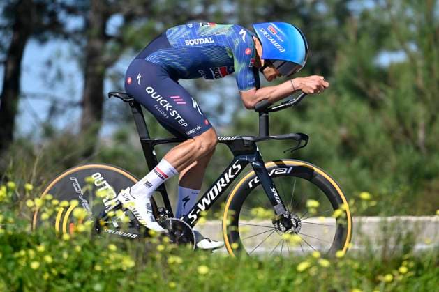 Volta Algarve 2026 Stage 3 VILAMOURA, PORTUGAL - FEBRUARY 20 : Stuyven Jasper (BEL) of Soudal Quick-Step during stage 3 of the 52th edition of Volta Algarve an UCI ProSeries 2.Pro Individual Time Trial stage for Men Elite of 19.5 km with start in Vilamoura and finish in Vilamoura on February 20, 2026 in Vilamoura, Portugal, 20 02 2026 ( Motordriver Guy De Vuyst - Vilamoura Portugal  Copyright: xNicoxVereeckenx