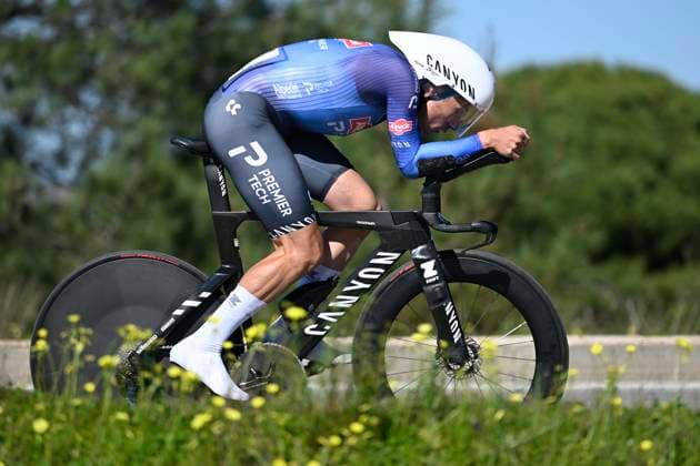 Volta Algarve 2026 Stage 3 VILAMOURA, PORTUGAL - FEBRUARY 20 : Philipsen Jasper (BEL) of Alpecin - Premier Tech during stage 3 of the 52th edition of Volta Algarve an UCI ProSeries 2.Pro Individual Time Trial stage for Men Elite of 19.5 km with start in Vilamoura and finish in Vilamoura on February 20, 2026 in Vilamoura, Portugal, 20 02 2026 ( Motordriver Guy De Vuyst - Vilamoura Portugal  Copyright: xNicoxVereeckenx