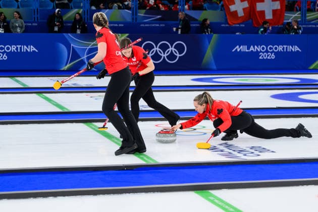 260220 Rachel Homan of Canada competes in a women s semifinal curling match between Canada and Sweden during day 14 of the 2026 Winter Olympics on February 20, 2026 in Cortina. Photo: Jon Olav Nesvold BILDBYRAN COP 217 JE0127 curling Olympic Games, Olympische Spiele, Olympia, OS olympics winter olympics os ol olympiska spel vinter-os olympiske leker milano cortina 2026 milan cortina 2026 milano cortina 2026 olympic games milano cortina 2026 winter olympic games milano cortina-os milano cortina-ol vinter-ol 14 bbeng sverige sweden kanada canada dam *** 260220 Rachel Homan of Canada competes in a women s semifinal curling match between Canada and Sweden during day 14 of the 2026 Winter Olympics on February 20, 2026 in Cortina Photo Jon Olav Nesvold BILDBYRAN COP 217 JE0127 curling olympic games olympics winter olympics os ol olympiska spel vinter os olympiske leker milano cortina 2026 milan cortina 2026 milano cortina 2026 olympic games milano cortina 2026 winter olympic games milano cortina os milano cortina ol vinter ol 14 bbeng sverige sweden kanada canada dam  Copyright: JONxOLAVxNESVOLD BB260220JE026