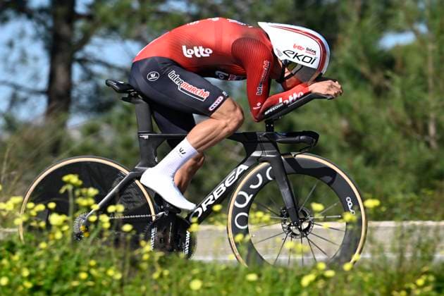 Volta Algarve 2026 Stage 3 VILAMOURA, PORTUGAL - FEBRUARY 20 : Artz Huub (NED) of Lotto Intermarche during stage 3 of the 52th edition of Volta Algarve an UCI ProSeries 2.Pro Individual Time Trial stage for Men Elite of 19.5 km with start in Vilamoura and finish in Vilamoura on February 20, 2026 in Vilamoura, Portugal, 20 02 2026 ( Motordriver Guy De Vuyst - Vilamoura Portugal  Copyright: xNicoxVereeckenx