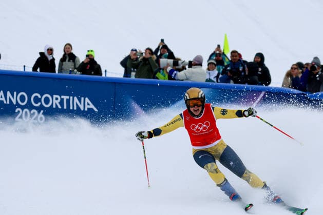 Livigno, Italien 20. Februar 2026: Ski Freestyle Ski Cross Frauen - Olympia 2026 Im Bild: Olympiasiegerin Daniela Maier (GER) gewinnt Gold. Snow Park *** Livigno, Italy 20 February 2026 Ski Freestyle Ski Cross Women Olympia 2026 In the picture Olympic Champion Daniela Maier GER wins Gold Snow Park Copyright: xFotostandx xHettichx