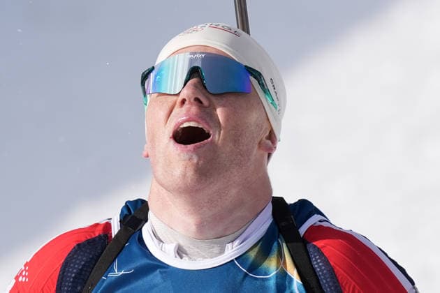 Norway™s DALE-SKJEVDAL Johannes gold medal ,l during Biathlon Men s 15km Mass Start at Antholz-Anterselva Biathlon Arena at the Milano Cortina 2026 Winter Olympics, in Anterselva (Italy) February 20 , 2026 (Spada LaPresse)  Copyright: xSpada LaPressex