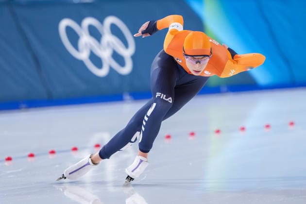 2026-02-20 - Milano Cortina 2026 Winter Olympics 1500m Women MILAN, ITALY - FEBRUARY 20: Femke Kok of Netherlands during the 1500m Women on day 16 of the Milano Cortina 2026 Winter Olympics at the Milano Speed skating, Eisschnelllauf Arena on February 20, 2026 in Milan, Italy Milan Milano Speed Skating Arena Italy Content not available for redistribution in The Netherlands directly or indirectly through any third parties. Copyright: xAndrexWeeningx
