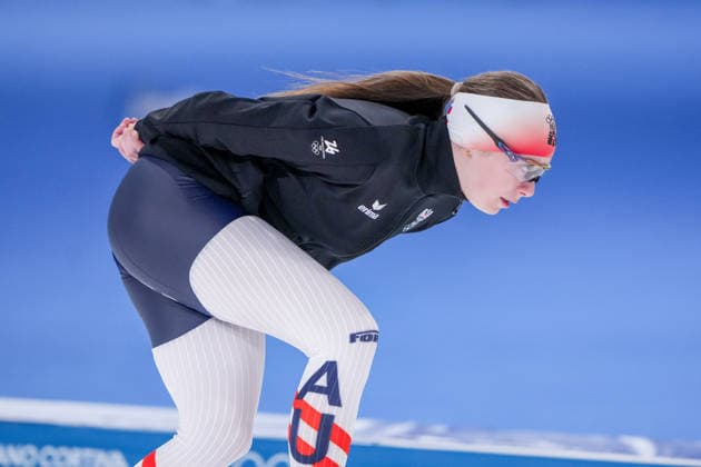 2026-02-20 - Milano Cortina 2026 Winter Olympics 1500m Women MILAN, ITALY - FEBRUARY 20: Jeannine Rosner of Austria during the 1500m Women on day 16 of the Milano Cortina 2026 Winter Olympics at the Milano Speed skating, Eisschnelllauf Arena on February 20, 2026 in Milan, Italy Milan Milano Speed Skating Arena Italy Content not available for redistribution in The Netherlands directly or indirectly through any third parties. Copyright: xAndrexWeeningx