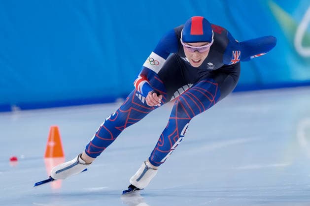 2026-02-20 - Milano Cortina 2026 Winter Olympics 1500m Women MILAN, ITALY - FEBRUARY 20: Ellia Smeding of United Kingdom during the 1500m Women on day 16 of the Milano Cortina 2026 Winter Olympics at the Milano Speed skating, Eisschnelllauf Arena on February 20, 2026 in Milan, Italy Milan Milano Speed Skating Arena Italy Content not available for redistribution in The Netherlands directly or indirectly through any third parties. Copyright: xAndrexWeeningx