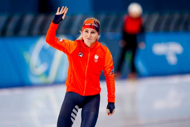 Marijke Groenewoud of the Netherlands wave before Women s 1500m, Milano Cortina 2026 Winter Olympics: Day 14, Speed skating, Eisschnelllauf - Milano Cortina 2026 Winter Olympics: Day 14, Milano Speed Skating Stadium, February 20, 2026, Milan, Italy.