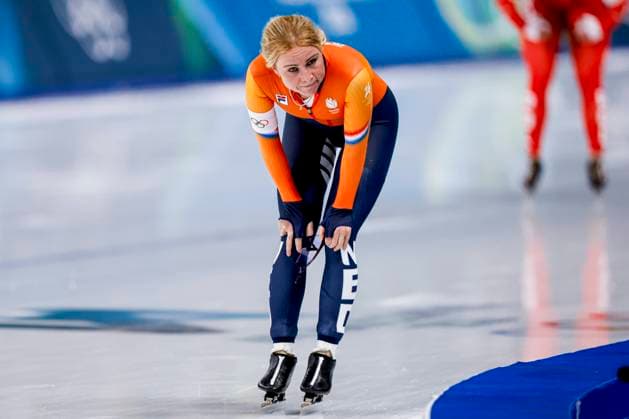 Marijke Groenewoud of the Netherlands looks exhausted after Women s 1500m, Milano Cortina 2026 Winter Olympics: Day 14, Speed skating, Eisschnelllauf - Milano Cortina 2026 Winter Olympics: Day 14, Milano Speed Skating Stadium, February 20, 2026, Milan, Italy.