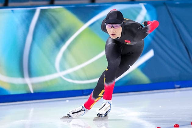 2026-02-20 - Milano Cortina 2026 Winter Olympics 1500m Women MILAN, ITALY - FEBRUARY 20: Jiaxuan Li of China during the 1500m Women on day 16 of the Milano Cortina 2026 Winter Olympics at the Milano Speed skating, Eisschnelllauf Arena on February 20, 2026 in Milan, Italy Milan Milano Speed Skating Arena Italy Content not available for redistribution in The Netherlands directly or indirectly through any third parties. Copyright: xAndrexWeeningx