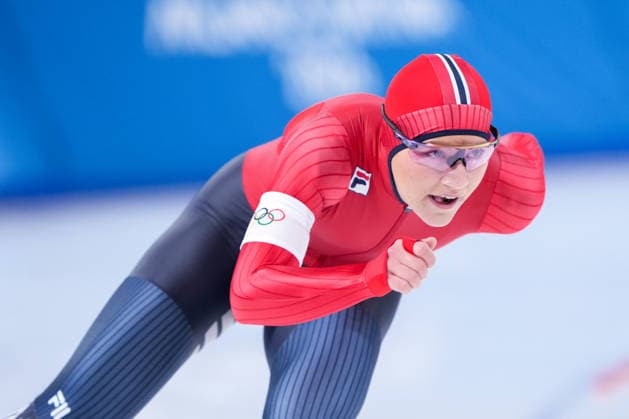 2026-02-20 - Milano Cortina 2026 Winter Olympics 1500m Women MILAN, ITALY - FEBRUARY 20: Aurora Grinden Lovas of Norway during the 1500m Women on day 16 of the Milano Cortina 2026 Winter Olympics at the Milano Speed skating, Eisschnelllauf Arena on February 20, 2026 in Milan, Italy Milan Milano Speed Skating Arena Italy Content not available for redistribution in The Netherlands directly or indirectly through any third parties. Copyright: xAndrexWeeningx