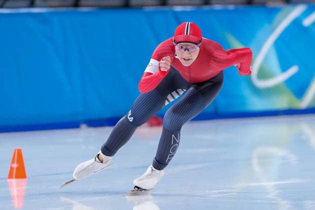 2026-02-20 - Milano Cortina 2026 Winter Olympics 1500m Women MILAN, ITALY - FEBRUARY 20: Aurora Grinden Lovas of Norway during the 1500m Women on day 16 of the Milano Cortina 2026 Winter Olympics at the Milano Speed skating, Eisschnelllauf Arena on February 20, 2026 in Milan, Italy Milan Milano Speed Skating Arena Italy Content not available for redistribution in The Netherlands directly or indirectly through any third parties. Copyright: xAndrexWeeningx