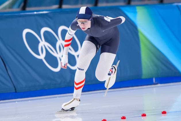 2026-02-20 - Milano Cortina 2026 Winter Olympics 1500m Women MILAN, ITALY - FEBRUARY 20: Jeannine Rosner of Austria during the 1500m Women on day 16 of the Milano Cortina 2026 Winter Olympics at the Milano Speed skating, Eisschnelllauf Arena on February 20, 2026 in Milan, Italy Milan Milano Speed Skating Arena Italy Content not available for redistribution in The Netherlands directly or indirectly through any third parties. Copyright: xAndrexWeeningx