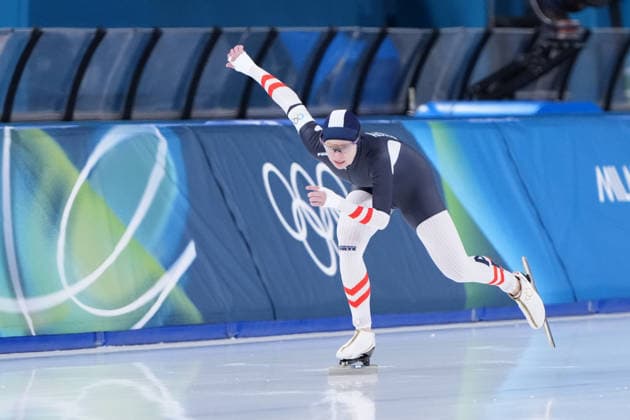 2026-02-20 - Milano Cortina 2026 Winter Olympics 1500m Women MILAN, ITALY - FEBRUARY 20: Jeannine Rosner of Austria during the 1500m Women on day 16 of the Milano Cortina 2026 Winter Olympics at the Milano Speed skating, Eisschnelllauf Arena on February 20, 2026 in Milan, Italy Milan Milano Speed Skating Arena Italy Content not available for redistribution in The Netherlands directly or indirectly through any third parties. Copyright: xAndrexWeeningx