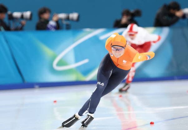 Winter Olympics - Speed skating, Eisschnelllauf Women’s 1500 Final Femke Kok of Team Netherlands competes during the Speed Skating Women s 1500m on day fourteen of the Milano Cortina 2026 Winter Olympic Games, Olympische Spiele, Olympia, OS at Milano Speed Skating Stadium on February 20, 2026 in Milan, Italy. Photo by Alexis Jumeau ABACAPRESS.COM Milan Italy  Copyright: xJumeauxAlexis ABACAx