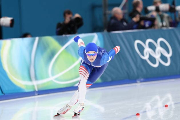 Winter Olympics - Speed skating, Eisschnelllauf Women’s 1500 Final Greta Myers of Team United States competes during the Speed Skating Women s 1500m on day fourteen of the Milano Cortina 2026 Winter Olympic Games, Olympische Spiele, Olympia, OS at Milano Speed Skating Stadium on February 20, 2026 in Milan, Italy. Photo by Alexis Jumeau ABACAPRESS.COM Milan Italy  Copyright: xJumeauxAlexis ABACAx