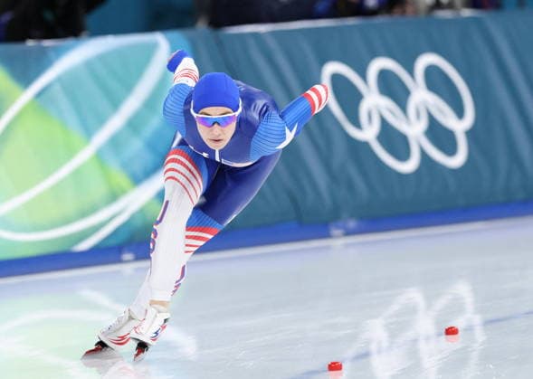Winter Olympics - Speed skating, Eisschnelllauf Women’s 1500 Final Greta Myers of Team United States competes during the Speed Skating Women s 1500m on day fourteen of the Milano Cortina 2026 Winter Olympic Games, Olympische Spiele, Olympia, OS at Milano Speed Skating Stadium on February 20, 2026 in Milan, Italy. Photo by Alexis Jumeau ABACAPRESS.COM Milan Italy  Copyright: xJumeauxAlexis ABACAx