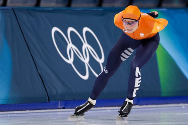 2026-02-20 Speed skating, Eisschnelllauf - Milano Cortina 2026 Winter Olympics - Day 14 MILAN, ITALY - FEBRUARY 20: Marijke Groenewoud of the Netherlands competing in the Women s 1500m during Day 14 of Speed Skating - Milano Cortina 2026 Winter Olympics at Milano Speed Skating Stadium on February 20, 2026 in Milan, Italy. (Photo by Joris Verwijst BSR Agency) Milan Italy Content not available for redistribution in The Netherlands directly or indirectly through any third parties. Copyright: xBSRxAgencyx