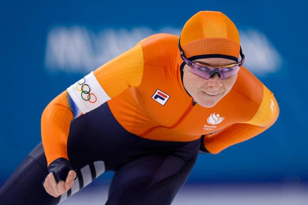 2026-02-20 Speed skating, Eisschnelllauf - Milano Cortina 2026 Winter Olympics - Day 14 MILAN, ITALY - FEBRUARY 20: Marijke Groenewoud of the Netherlands competing in the Women s 1500m during Day 14 of Speed Skating - Milano Cortina 2026 Winter Olympics at Milano Speed Skating Stadium on February 20, 2026 in Milan, Italy. (Photo by Joris Verwijst BSR Agency) Milan Italy Content not available for redistribution in The Netherlands directly or indirectly through any third parties. Copyright: xBSRxAgencyx