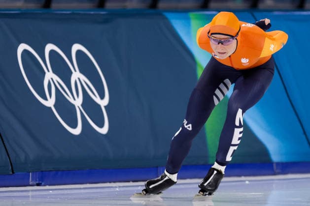 2026-02-20 Speed skating, Eisschnelllauf - Milano Cortina 2026 Winter Olympics - Day 14 MILAN, ITALY - FEBRUARY 20: Marijke Groenewoud of the Netherlands competing in the Women s 1500m during Day 14 of Speed Skating - Milano Cortina 2026 Winter Olympics at Milano Speed Skating Stadium on February 20, 2026 in Milan, Italy. (Photo by Joris Verwijst BSR Agency) Milan Italy Content not available for redistribution in The Netherlands directly or indirectly through any third parties. Copyright: xBSRxAgencyx