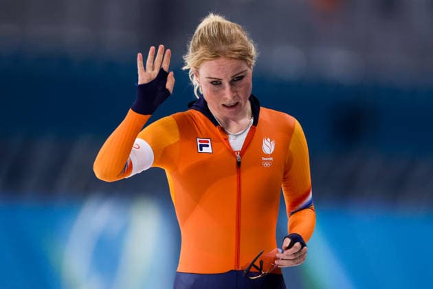 2026-02-20 Speed skating, Eisschnelllauf - Milano Cortina 2026 Winter Olympics - Day 14 MILAN, ITALY - FEBRUARY 20: Marijke Groenewoud of the Netherlands reacts after competing in the Women s 1500m during Day 14 of Speed Skating - Milano Cortina 2026 Winter Olympics at Milano Speed Skating Stadium on February 20, 2026 in Milan, Italy. (Photo by Joris Verwijst BSR Agency) Milan Italy Content not available for redistribution in The Netherlands directly or indirectly through any third parties. Copyright: xBSRxAgencyx