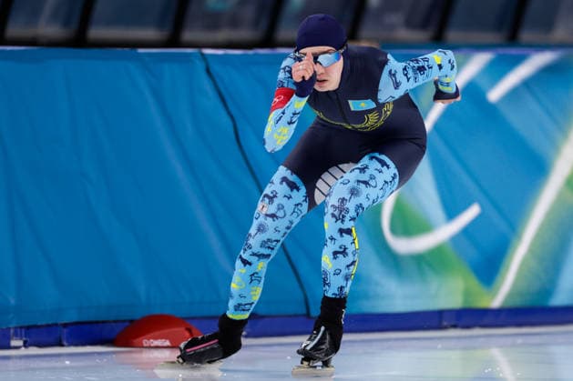 2026-02-20 Speed skating, Eisschnelllauf - Milano Cortina 2026 Winter Olympics - Day 14 MILAN, ITALY - FEBRUARY 20: Arina Ilyachshenko of Kazakhstan competing in the Women s 1500m during Day 14 of Speed Skating - Milano Cortina 2026 Winter Olympics at Milano Speed Skating Stadium on February 20, 2026 in Milan, Italy. (Photo by Joris Verwijst BSR Agency) Milan Italy Content not available for redistribution in The Netherlands directly or indirectly through any third parties. Copyright: xBSRxAgencyx