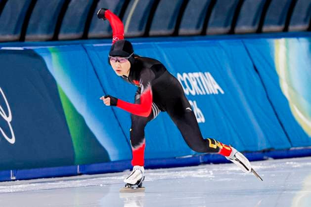 Jiaxuan Li of China Women s 1500m, Milano Cortina 2026 Winter Olympics: Day 14, Speed skating, Eisschnelllauf - Milano Cortina 2026 Winter Olympics: Day 14, Milano Speed Skating Stadium, February 20, 2026, Milan, Italy.