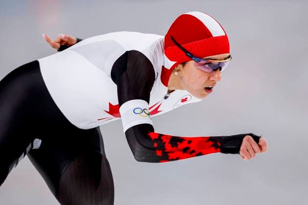 Beatrice Lamarche of Canada Women s 1500m, Milano Cortina 2026 Winter Olympics: Day 14, Speed skating, Eisschnelllauf - Milano Cortina 2026 Winter Olympics: Day 14, Milano Speed Skating Stadium, February 20, 2026, Milan, Italy.