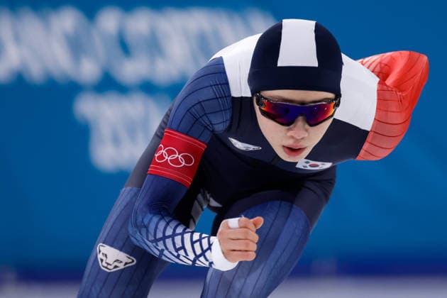2026-02-20 Speed skating, Eisschnelllauf - Milano Cortina 2026 Winter Olympics - Day 14 MILAN, ITALY - FEBRUARY 20: Leewon Lim of Korea Republic competing in the Women s 1500m during Day 14 of Speed Skating - Milano Cortina 2026 Winter Olympics at Milano Speed Skating Stadium on February 20, 2026 in Milan, Italy. (Photo by Joris Verwijst BSR Agency) Milan Italy Content not available for redistribution in The Netherlands directly or indirectly through any third parties. Copyright: xBSRxAgencyx