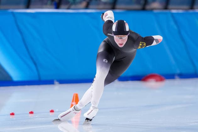 2026-02-20 - Milano Cortina 2026 Winter Olympics 1500m Women MILAN, ITALY - FEBRUARY 20: Lea Sophie Scholz of Germany during the 1500m Women on day 16 of the Milano Cortina 2026 Winter Olympics at the Milano Speed skating, Eisschnelllauf Arena on February 20, 2026 in Milan, Italy Milan Milano Speed Skating Arena Italy Content not available for redistribution in The Netherlands directly or indirectly through any third parties. Copyright: xAndrexWeeningx