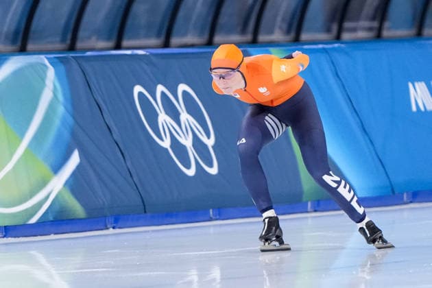 2026-02-20 - Milano Cortina 2026 Winter Olympics 1500m Women MILAN, ITALY - FEBRUARY 20: Marijke Groenewoud of Netherlands during the 1500m Women on day 16 of the Milano Cortina 2026 Winter Olympics at the Milano Speed skating, Eisschnelllauf Arena on February 20, 2026 in Milan, Italy Milan Milano Speed Skating Arena Italy Content not available for redistribution in The Netherlands directly or indirectly through any third parties. Copyright: xAndrexWeeningx
