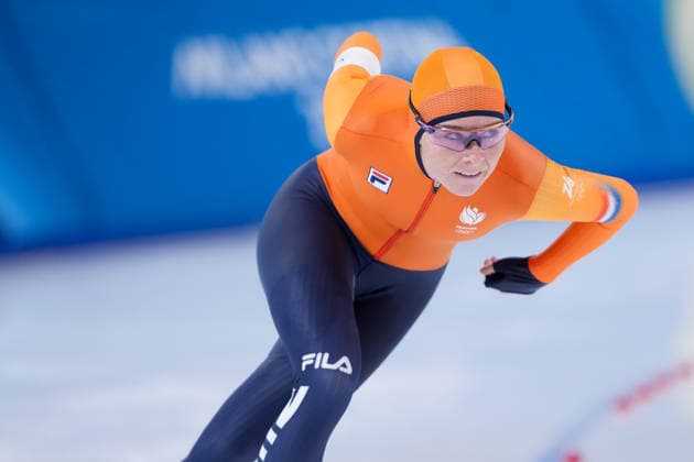 2026-02-20 - Milano Cortina 2026 Winter Olympics 1500m Women MILAN, ITALY - FEBRUARY 20: Marijke Groenewoud of Netherlands during the 1500m Women on day 16 of the Milano Cortina 2026 Winter Olympics at the Milano Speed skating, Eisschnelllauf Arena on February 20, 2026 in Milan, Italy Milan Milano Speed Skating Arena Italy Content not available for redistribution in The Netherlands directly or indirectly through any third parties. Copyright: xAndrexWeeningx