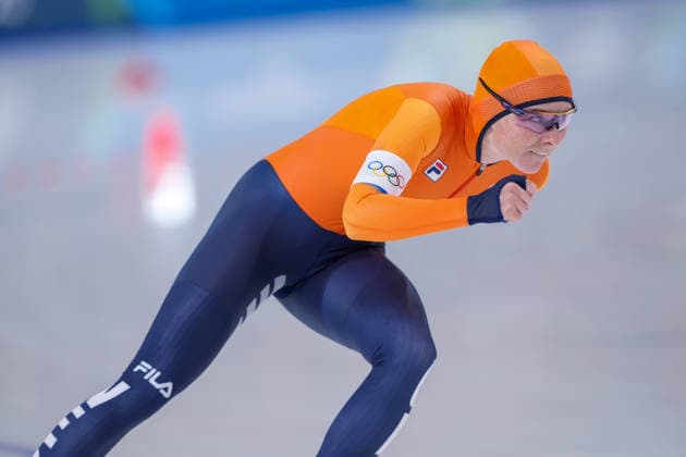 2026-02-20 - Milano Cortina 2026 Winter Olympics 1500m Women MILAN, ITALY - FEBRUARY 20: Marijke Groenewoud of Netherlands during the 1500m Women on day 16 of the Milano Cortina 2026 Winter Olympics at the Milano Speed skating, Eisschnelllauf Arena on February 20, 2026 in Milan, Italy Milan Milano Speed Skating Arena Italy Content not available for redistribution in The Netherlands directly or indirectly through any third parties. Copyright: xAndrexWeeningx