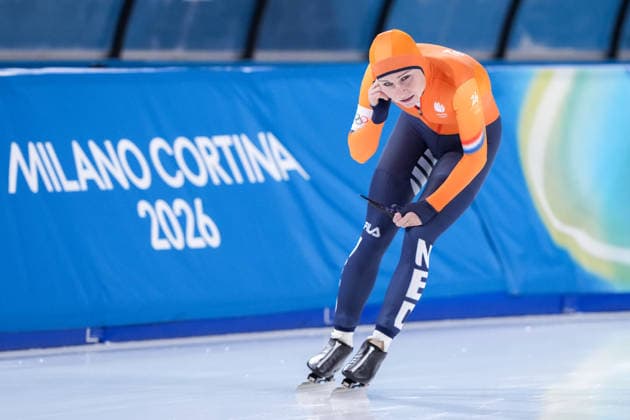 2026-02-20 - Milano Cortina 2026 Winter Olympics 1500m Women MILAN, ITALY - FEBRUARY 20: Marijke Groenewoud of Netherlands during the 1500m Women on day 16 of the Milano Cortina 2026 Winter Olympics at the Milano Speed skating, Eisschnelllauf Arena on February 20, 2026 in Milan, Italy Milan Milano Speed Skating Arena Italy Content not available for redistribution in The Netherlands directly or indirectly through any third parties. Copyright: xAndrexWeeningx