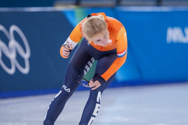 2026-02-20 - Milano Cortina 2026 Winter Olympics 1500m Women MILAN, ITALY - FEBRUARY 20: Marijke Groenewoud of Netherlands during the 1500m Women on day 16 of the Milano Cortina 2026 Winter Olympics at the Milano Speed skating, Eisschnelllauf Arena on February 20, 2026 in Milan, Italy Milan Milano Speed Skating Arena Italy Content not available for redistribution in The Netherlands directly or indirectly through any third parties. Copyright: xAndrexWeeningx