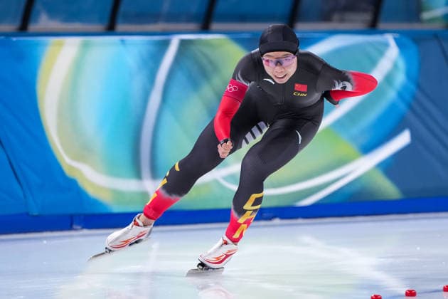 2026-02-20 - Milano Cortina 2026 Winter Olympics 1500m Women MILAN, ITALY - FEBRUARY 20: Qi Yin of China during the 1500m Women on day 16 of the Milano Cortina 2026 Winter Olympics at the Milano Speed skating, Eisschnelllauf Arena on February 20, 2026 in Milan, Italy Milan Milano Speed Skating Arena Italy Content not available for redistribution in The Netherlands directly or indirectly through any third parties. Copyright: xAndrexWeeningx