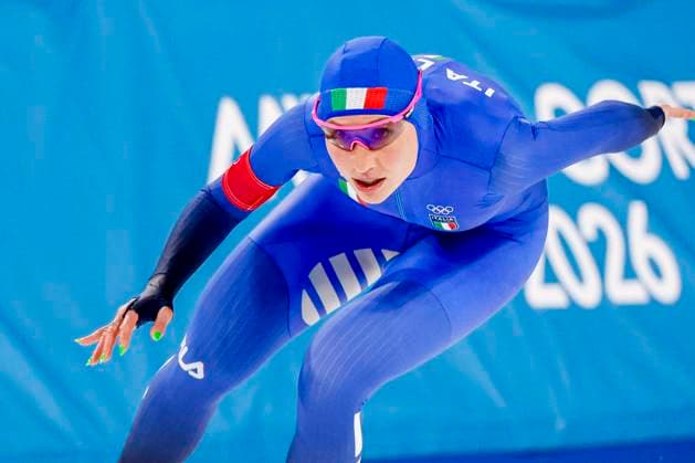 Francesca Lollobrigida of Italy Women s 1500m, Milano Cortina 2026 Winter Olympics: Day 14, Speed skating, Eisschnelllauf - Milano Cortina 2026 Winter Olympics: Day 14, Milano Speed Skating Stadium, February 20, 2026, Milan, Italy.