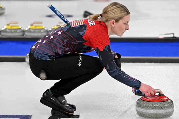 Cortina d Ampezzo, Italy, February 20th 2026. During the Curling Women s Semi-final match between United States of America and Switzerland of the Olympic Winter games, Winterspiele,Spiele, Summer games 2026 in Cortina d Ampezzo, Italy. (Photo by Igor Kupljenik Sports Press Photo)  Copyright: xIgorxKupljenikx xSPPx Sportspressphoto_SPR95055