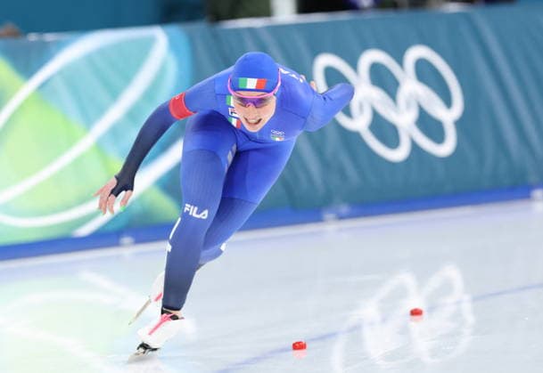 Winter Olympics - Speed skating, Eisschnelllauf Women’s 1500 Final Francesca Lollobrigida of Team Italy competes during the Speed Skating Women s 1500m on day fourteen of the Milano Cortina 2026 Winter Olympic Games, Olympische Spiele, Olympia, OS at Milano Speed Skating Stadium on February 20, 2026 in Milan, Italy. Photo by Alexis Jumeau ABACAPRESS.COM Milan Italy  Copyright: xJumeauxAlexis ABACAx