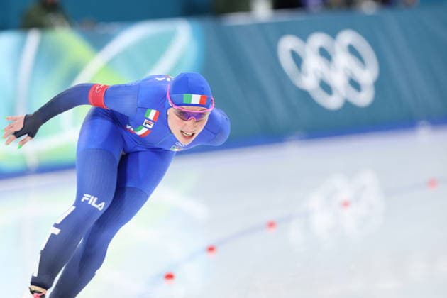Winter Olympics - Speed skating, Eisschnelllauf Women’s 1500 Final Francesca Lollobrigida of Team Italy competes during the Speed Skating Women s 1500m on day fourteen of the Milano Cortina 2026 Winter Olympic Games, Olympische Spiele, Olympia, OS at Milano Speed Skating Stadium on February 20, 2026 in Milan, Italy. Photo by Alexis Jumeau ABACAPRESS.COM Milan Italy  Copyright: xJumeauxAlexis ABACAx