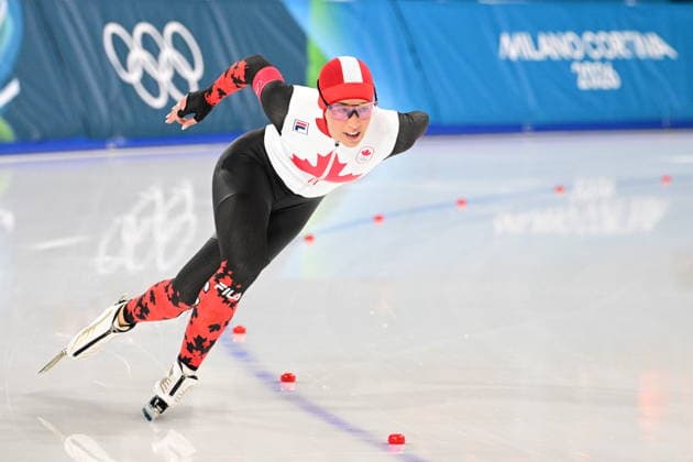 XXV Winter Olympic Games, Olympische Spiele, Olympia, OS in Milan, Italy, on February 20, 2026. Speed skating, Eisschnelllauf Women s 1500m. Valerie Maltais of Canada. (CTKxPhoto MichalxKamaryt) CTKPhotoP2026022007699  CTKPhotoP2026022007699