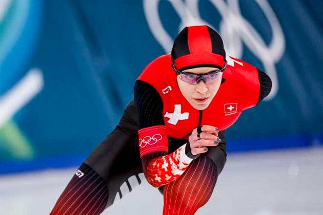 Kaitlyn McGregor of Switzerland Women s 1500m, Milano Cortina 2026 Winter Olympics: Day 14, Speed skating, Eisschnelllauf - Milano Cortina 2026 Winter Olympics: Day 14, Milano Speed Skating Stadium, February 20, 2026, Milan, Italy.