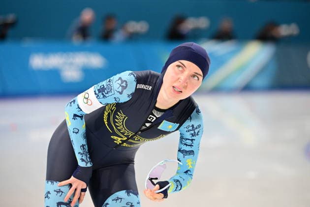 XXV Winter Olympic Games, Olympische Spiele, Olympia, OS in Milan, Italy, on February 20, 2026. Speed skating, Eisschnelllauf Women s 1500m. Elizaveta Golubeva of Kazakhstan. (CTKxPhoto MichalxKamaryt) CTKPhotoP2026022007726  CTKPhotoP2026022007726
