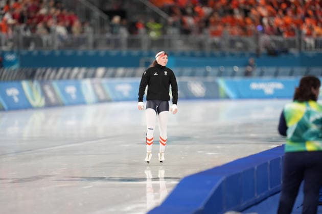 OLYMPICS - Winter Olympic Games, Olympische Spiele, Olympia, OS Milano Cortina 2026 MILAN,ITALY,20.FEB.26 - OLYMPICS, Speed skating, Eisschnelllauf - Winter Olympic Games Milano Cortina 2026, 1500m, women. Image shows Jeannine Rosner (AUT).  GEPAxpictures xRanjithxKumar
