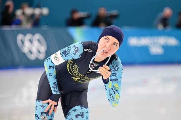 XXV Winter Olympic Games, Olympische Spiele, Olympia, OS in Milan, Italy, on February 20, 2026. Speed skating, Eisschnelllauf Women s 1500m. Elizaveta Golubeva of Kazakhstan. (CTKxPhoto MichalxKamaryt) CTKPhotoP2026022007767  CTKPhotoP2026022007767