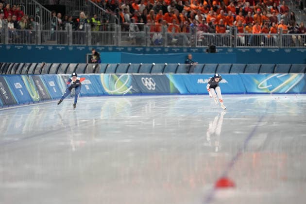 OLYMPICS - Winter Olympic Games, Olympische Spiele, Olympia, OS Milano Cortina 2026 MILAN,ITALY,20.FEB.26 - OLYMPICS, Speed skating, Eisschnelllauf - Winter Olympic Games Milano Cortina 2026, 1500m, women. Image shows Jeannine Rosner (AUT).  GEPAxpictures xRanjithxKumar