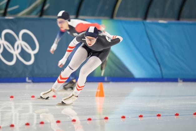 OLYMPICS - Winter Olympic Games, Olympische Spiele, Olympia, OS Milano Cortina 2026 MILAN,ITALY,20.FEB.26 - OLYMPICS, Speed skating, Eisschnelllauf - Winter Olympic Games Milano Cortina 2026, 1500m, women. Image shows Jeannine Rosner (AUT).  GEPAxpictures xRanjithxKumar